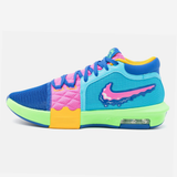 Tênis Nike Lebron Witness VIII - Verde - Azul - Rosa