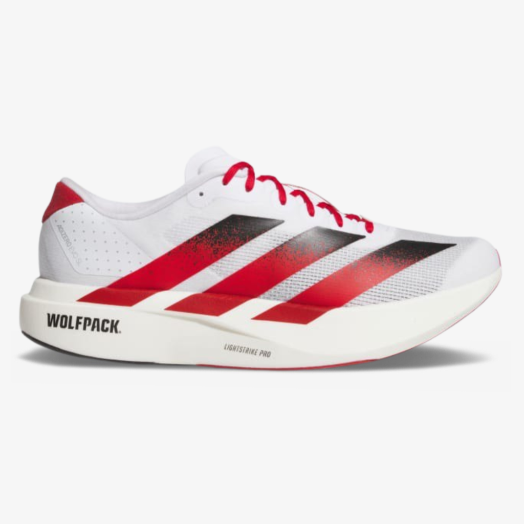 Tênis Adidas Adizero Evo SL - Branco - Vermelho WOLFPACK