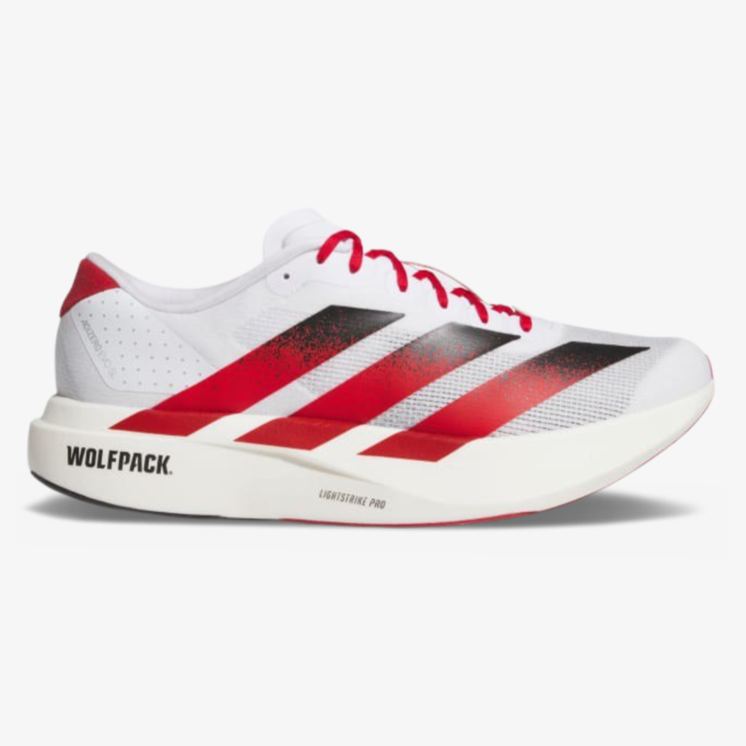 Tênis Adidas Adizero Evo SL - Branco - Vermelho WOLFPACK