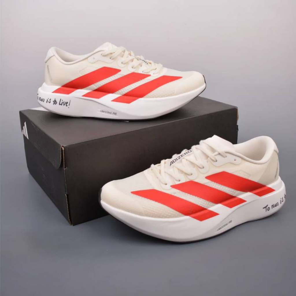 Tênis Adidas Adizero Evo SL - Bege - Vermelho