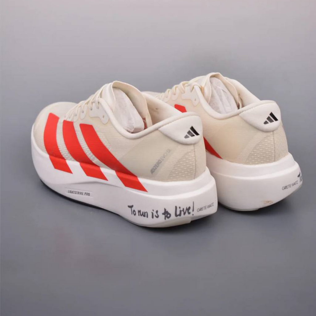 Tênis Adidas Adizero Evo SL - Bege - Vermelho
