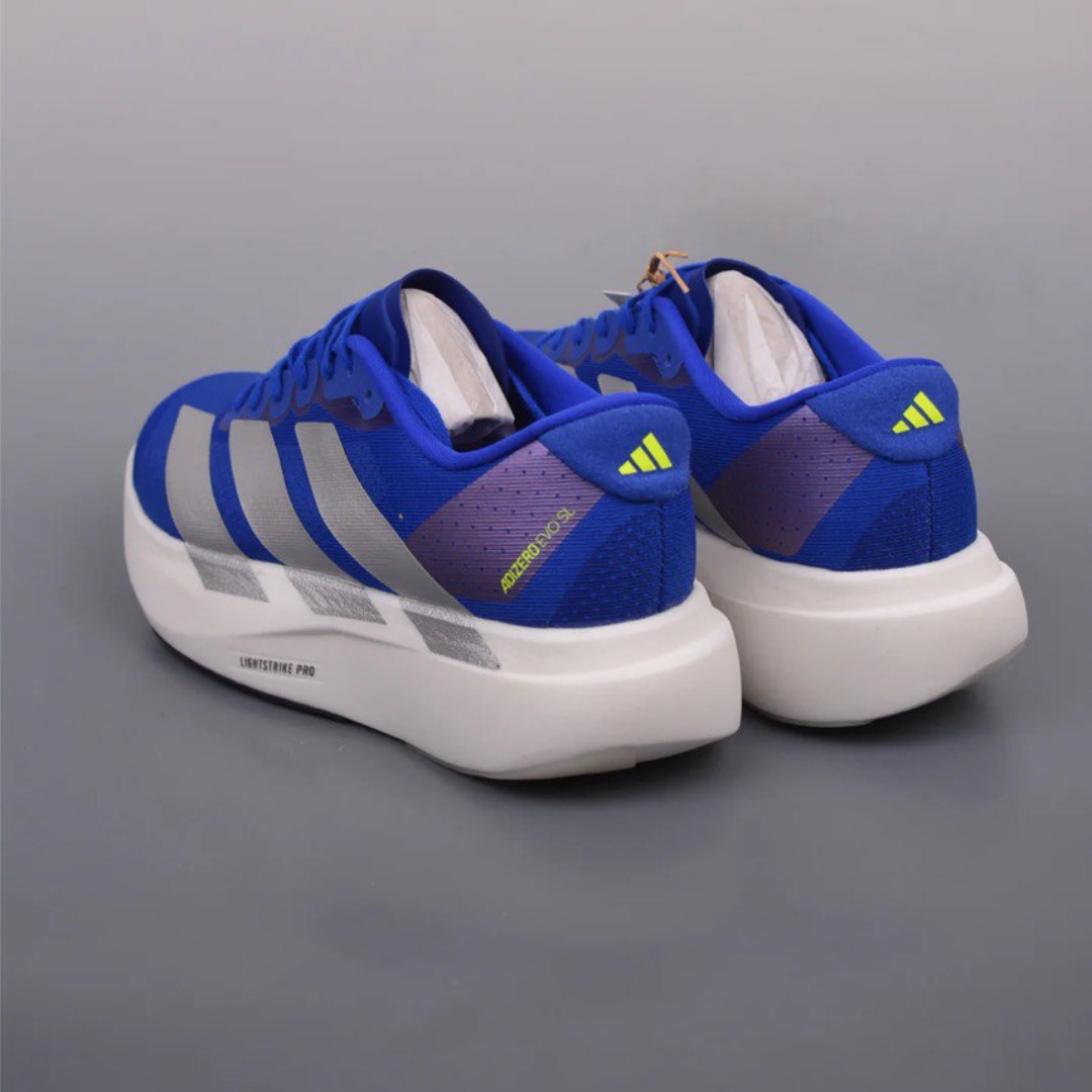 Tênis Adidas Adizero Evo SL - Branco - Azul - Prata