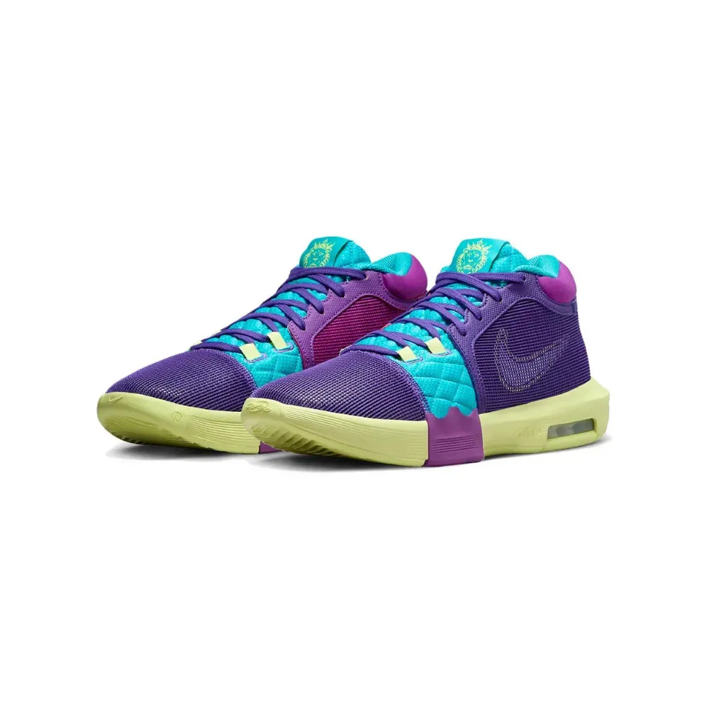 Tênis Nike Lebron Witness VIII - Roxo - Verde - Azul