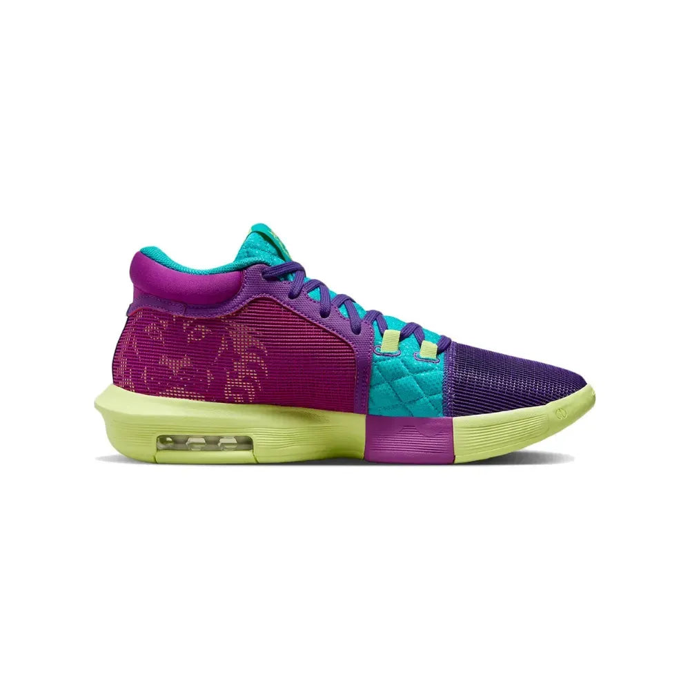 Tênis Nike Lebron Witness VIII - Roxo - Verde - Azul