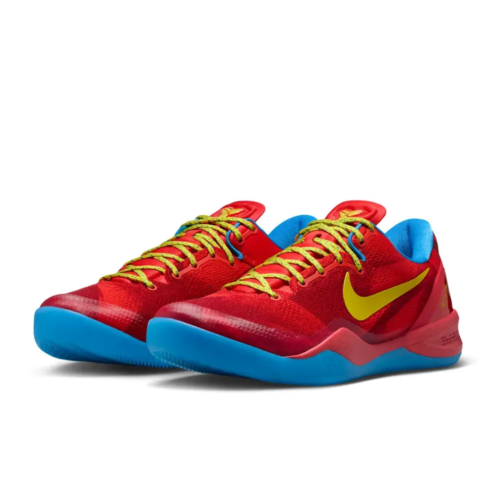 Tênis Nike Kobe 8 - Year of the Horse Light Crimson Vivid Blue