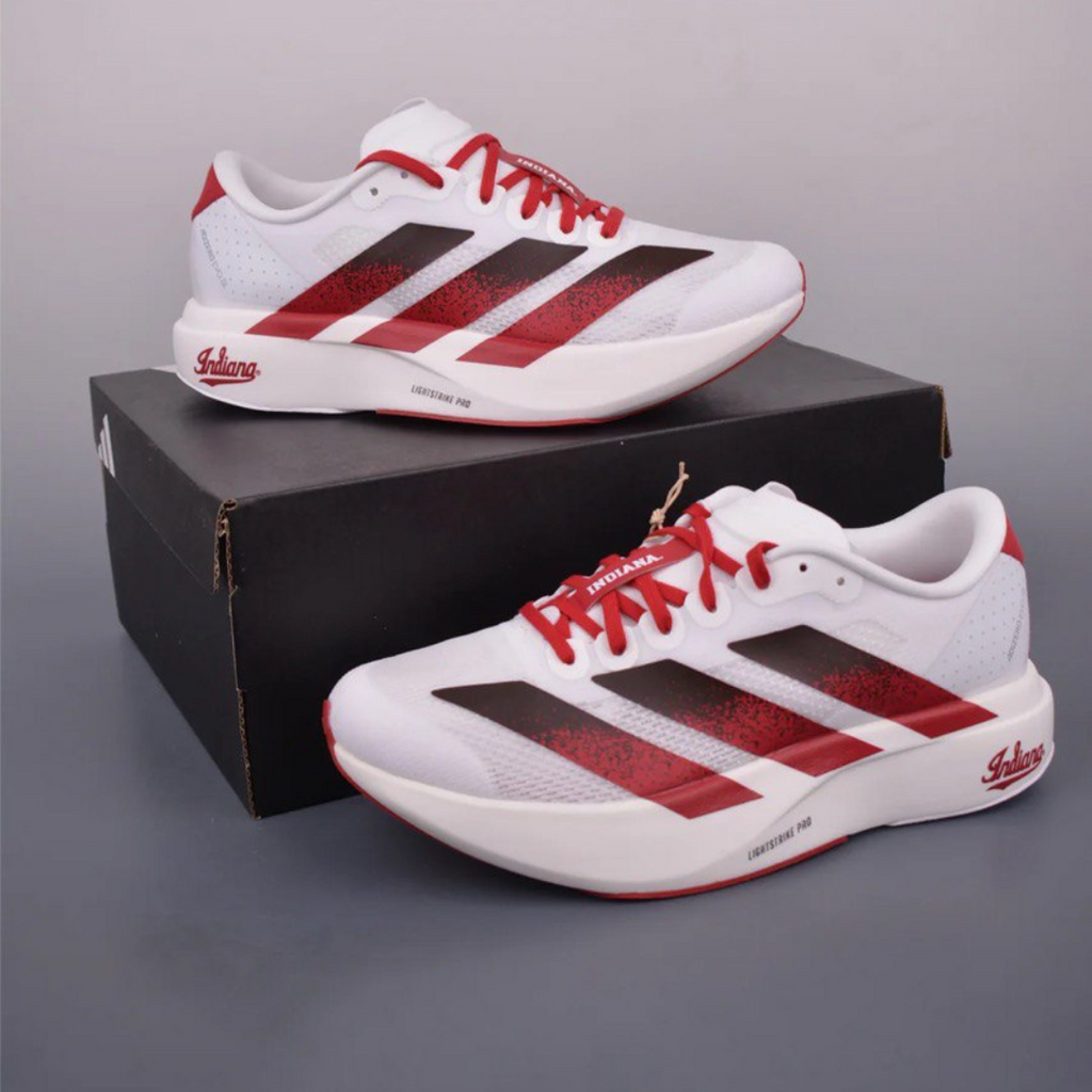 Tênis Adidas Adizero Evo SL - Branco - Vermelho WOLFPACK