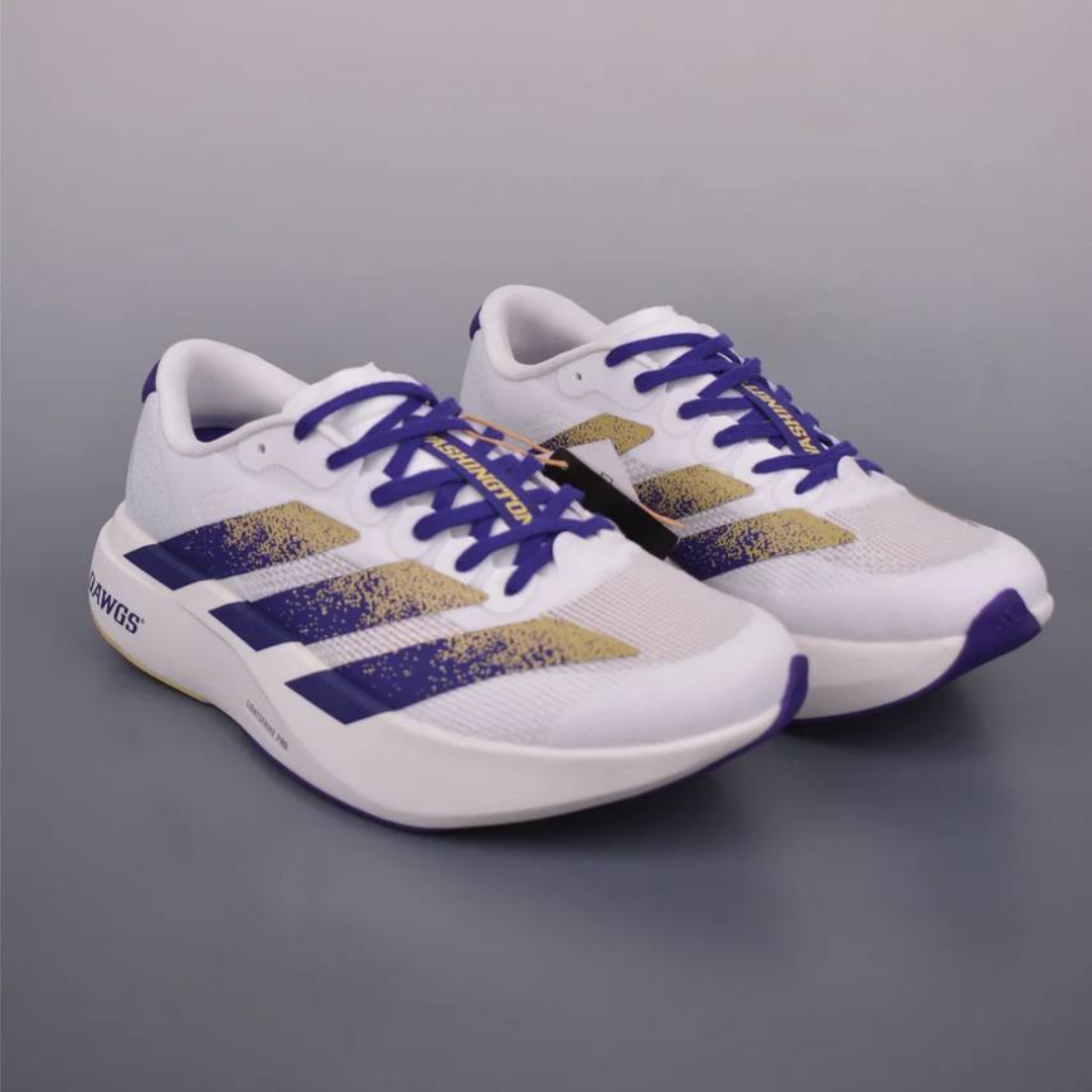 Tênis Adidas Adizero Evo SL - Roxo - Branco - Dourado