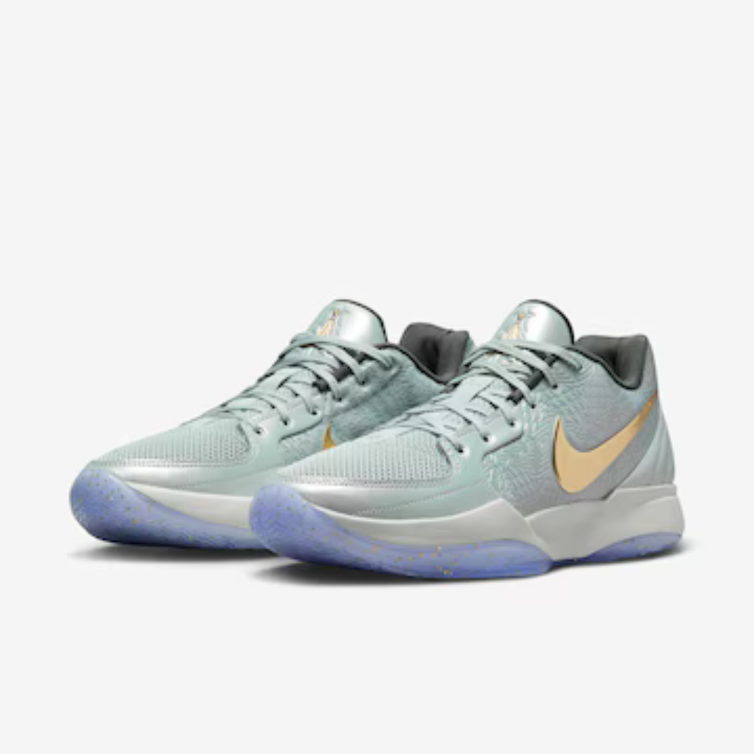 Tênis Nike Ja 2 "Tree Top Light Silver and Metallic Gold"