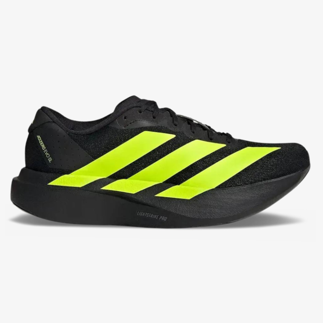 Tênis Adidas Adizero Evo SL - Preto - Verde Neon