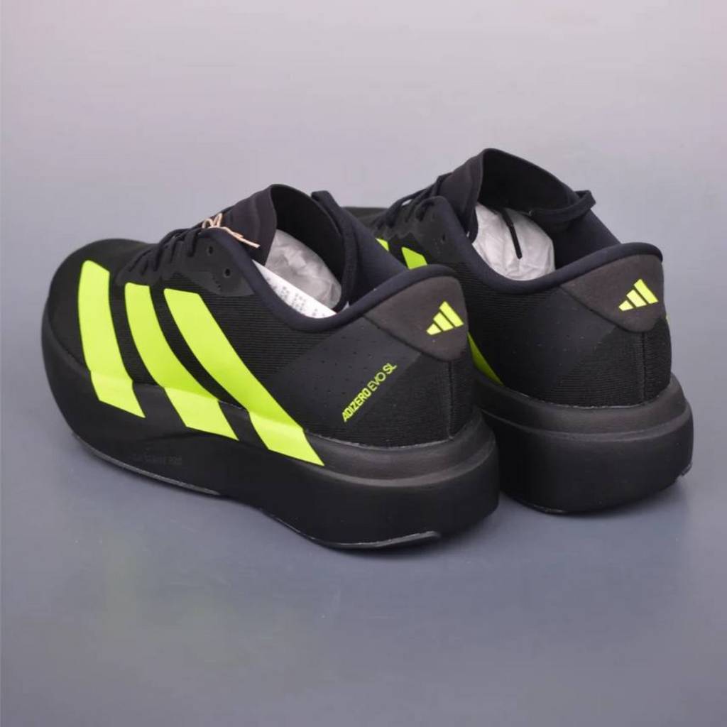Tênis Adidas Adizero Evo SL - Preto - Verde Neon