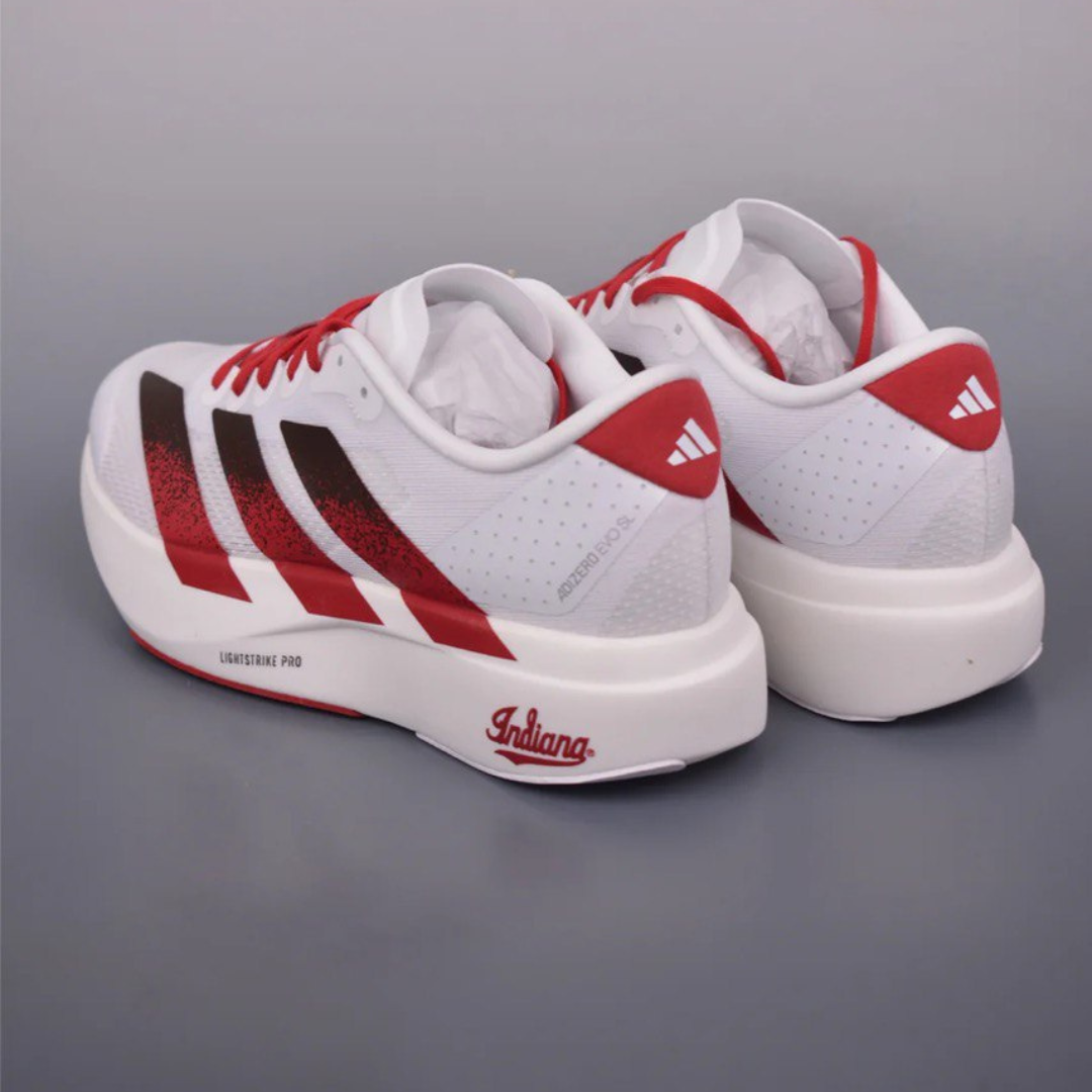 Tênis Adidas Adizero Evo SL - Branco - Vermelho WOLFPACK