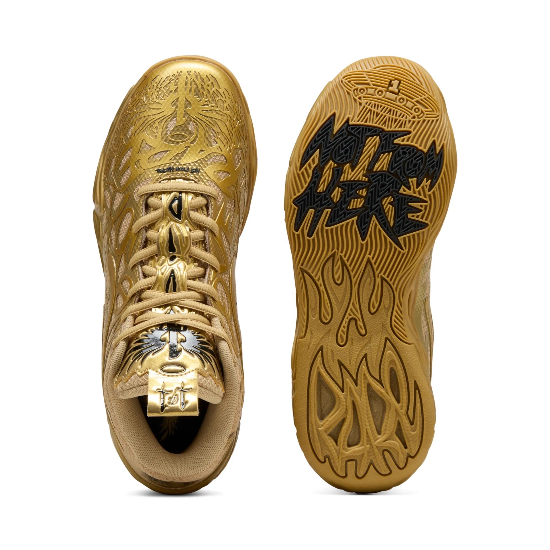 Tênis Puma LaMelo Ball MB.04 - Gold Child