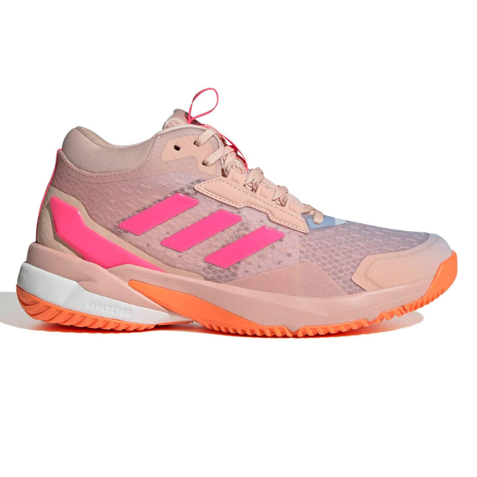 Tênis Adidas Crazyflight Mid 6 – Laranja - Rosa - Bege