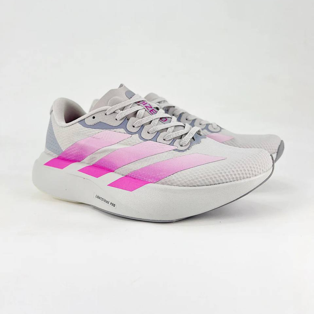 Tênis Adidas Adizero Evo SL - Cinza - Rosa