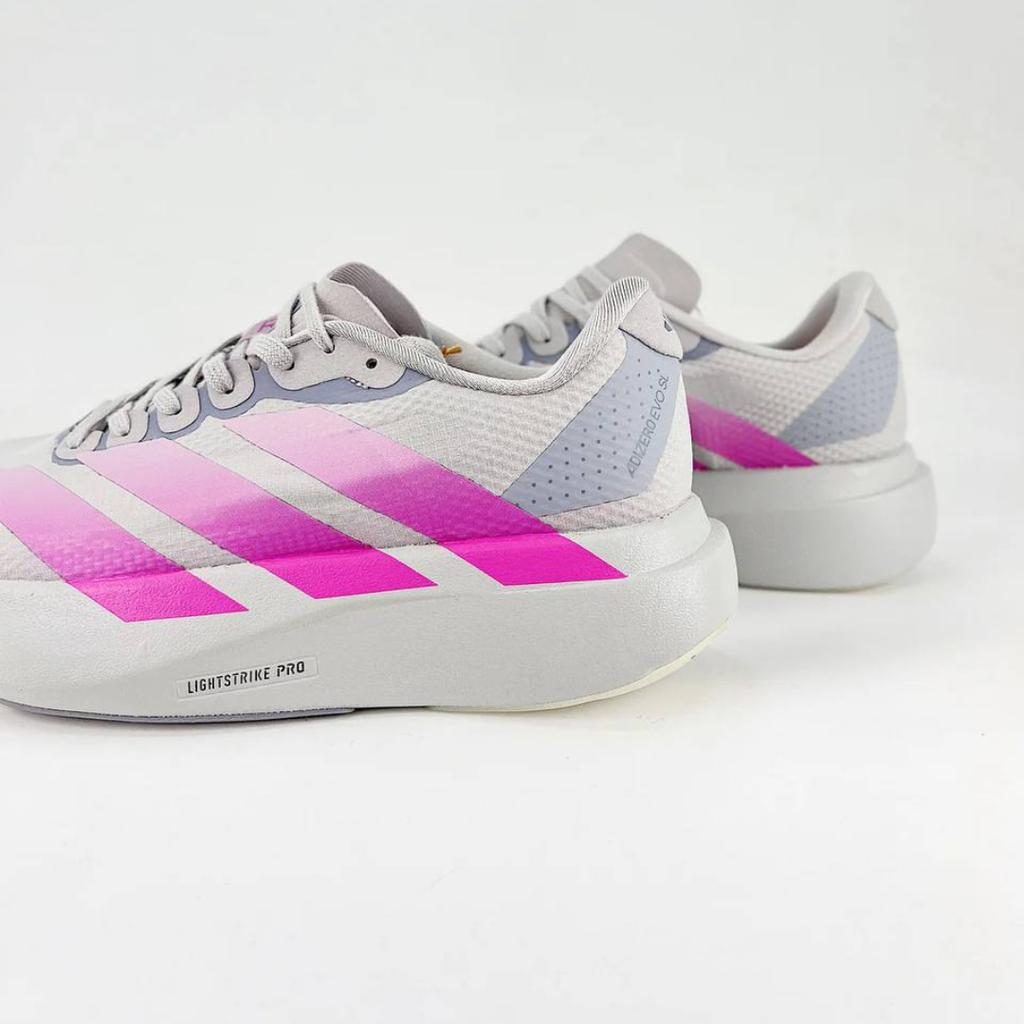 Tênis Adidas Adizero Evo SL - Cinza - Rosa