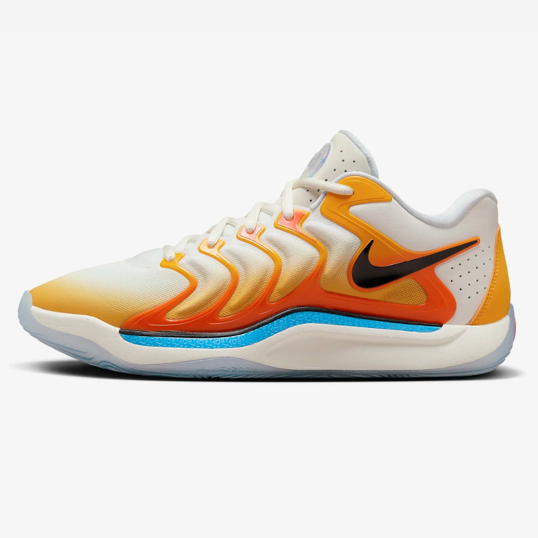Tenis Nike KD17 - Branco - Laranja