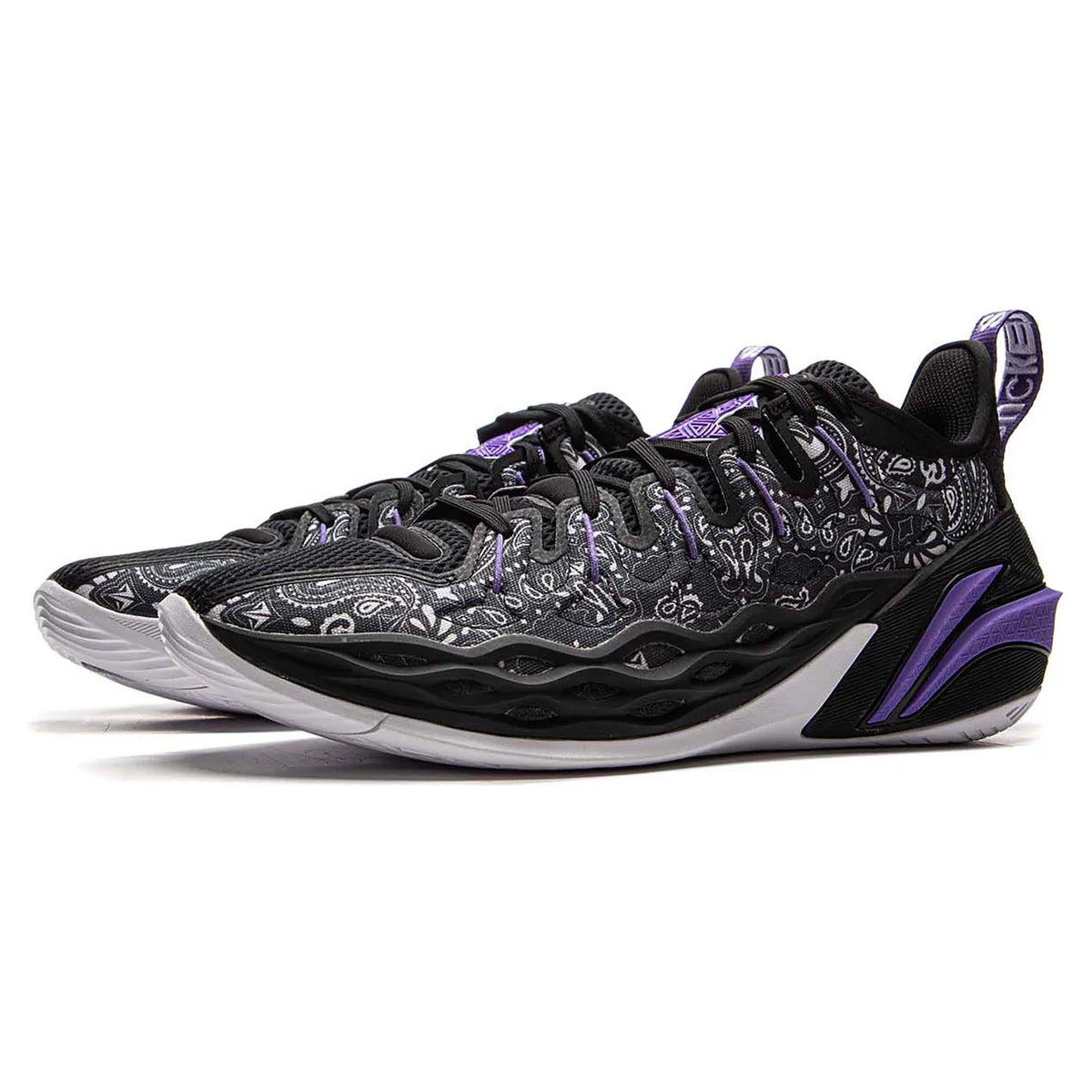 Tênis Li-Ning Jimmy Buckets - Black Purple