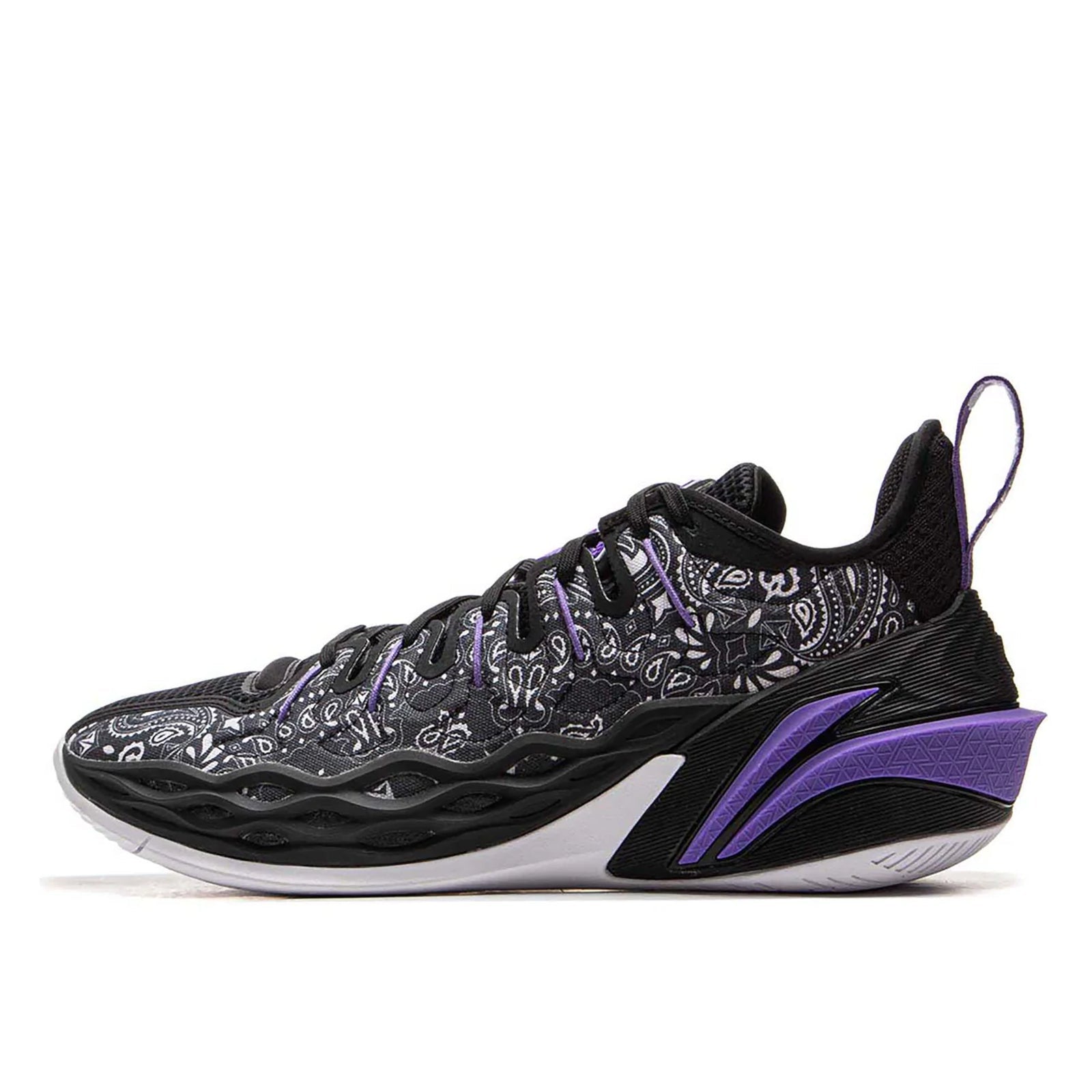 Tênis Li-Ning Jimmy Buckets - Black Purple