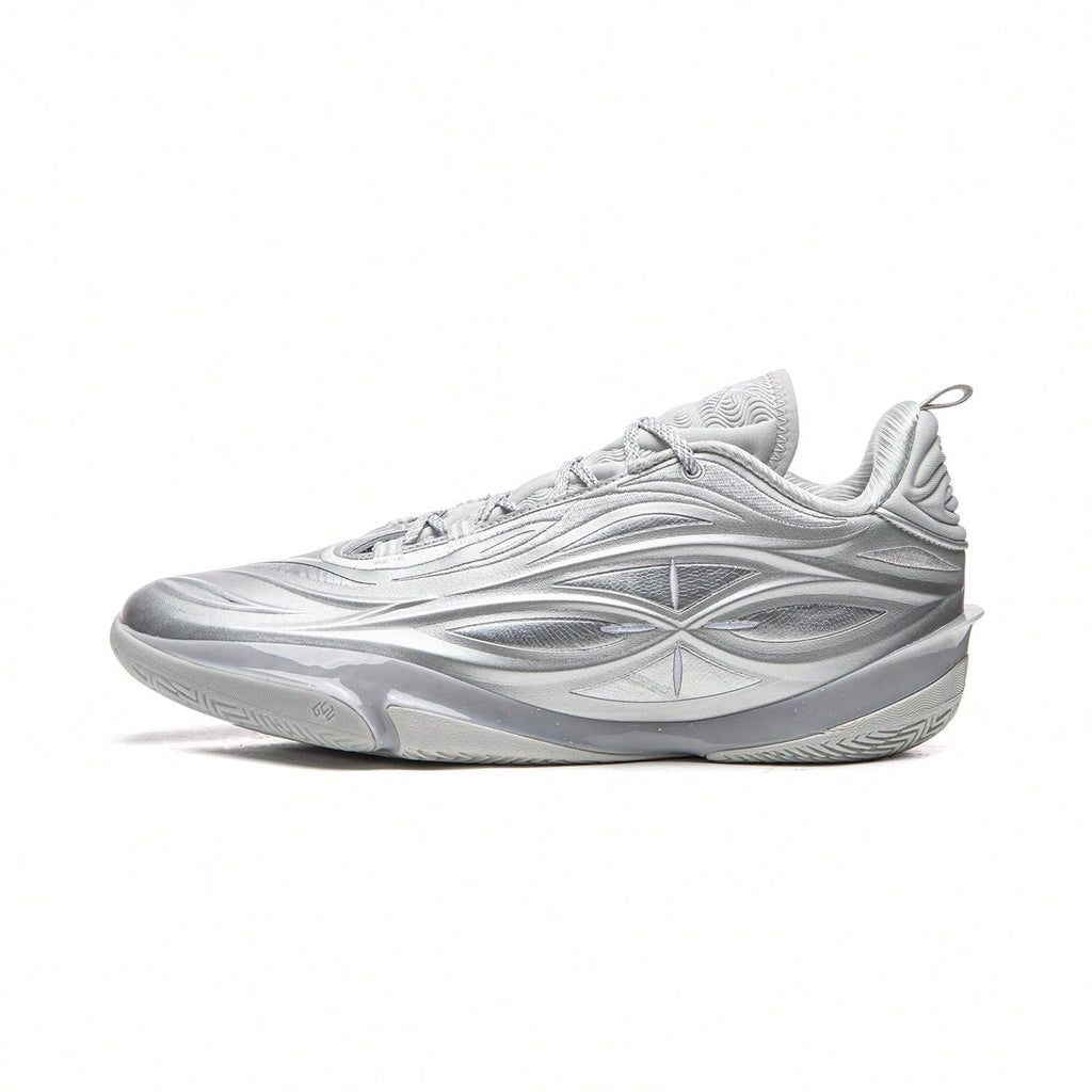 Tênis Li-Ning Wade 808 5 Ultra V2 - Silver Flash