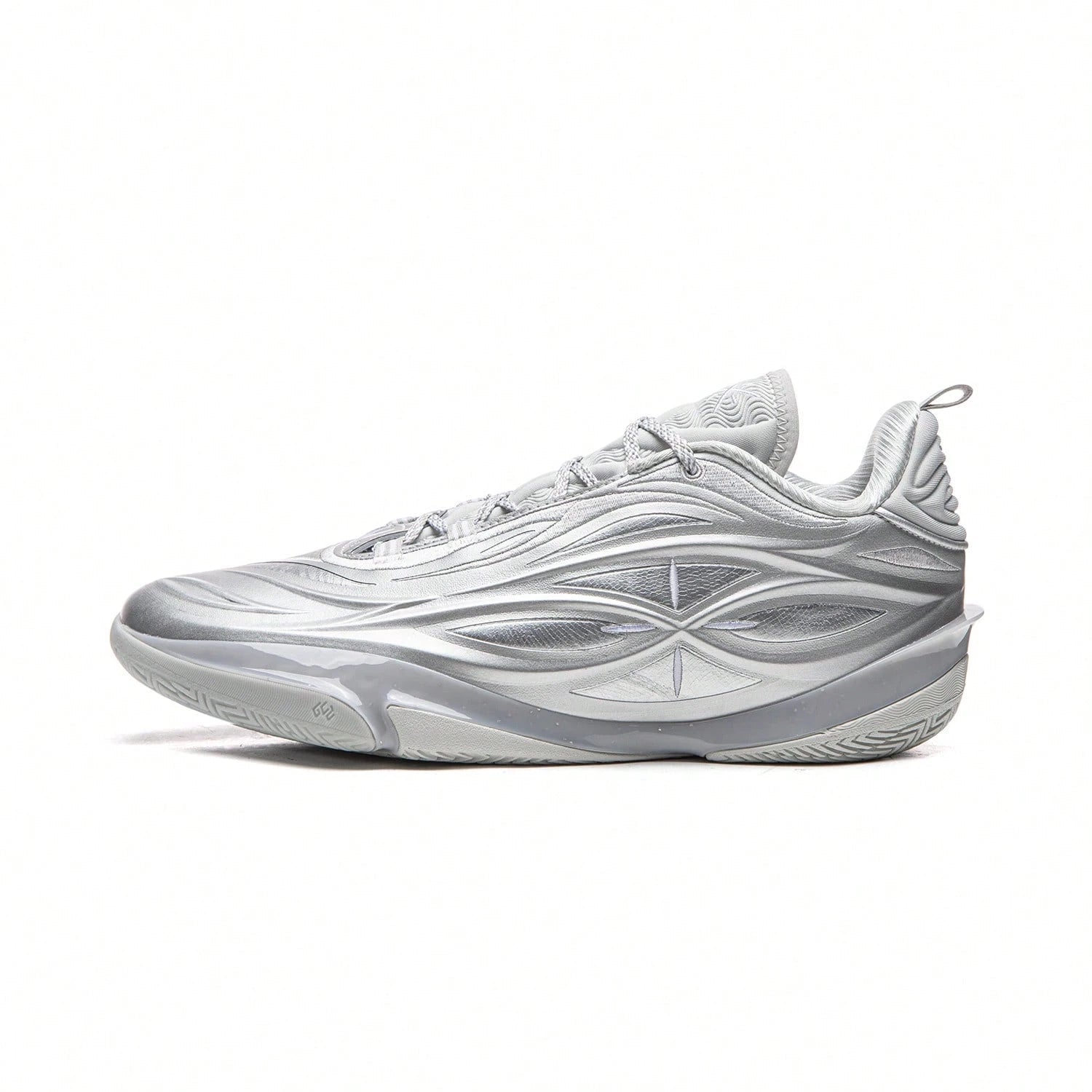 Tênis Li-Ning Wade 808 5 Ultra V2 - Silver Flash