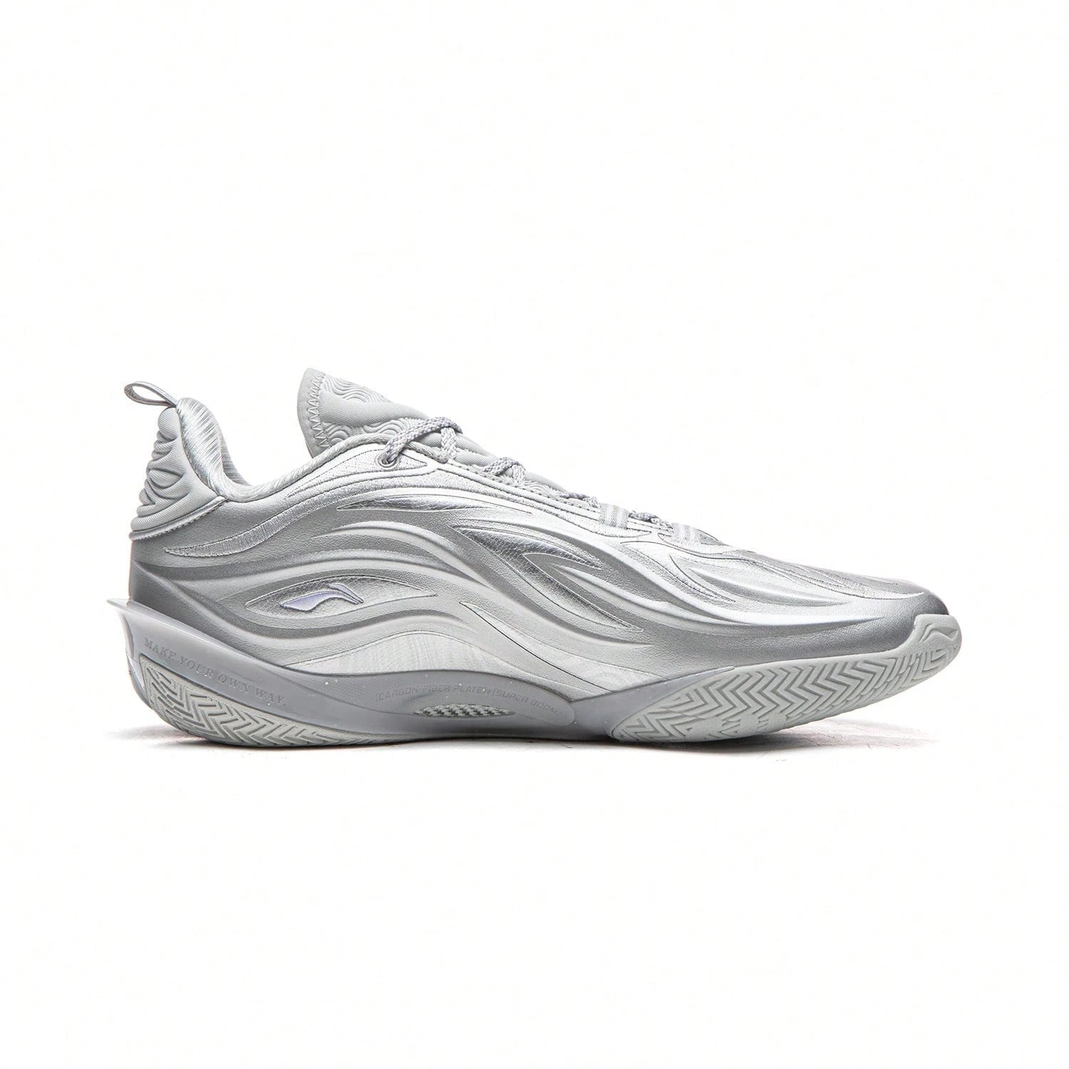 Tênis Li-Ning Wade 808 5 Ultra V2 - Silver Flash