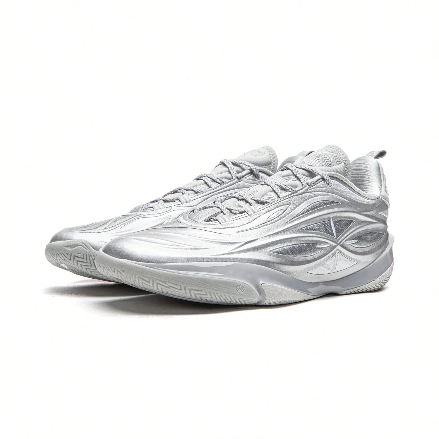 Tênis Li-Ning Wade 808 5 Ultra V2 - Silver Flash