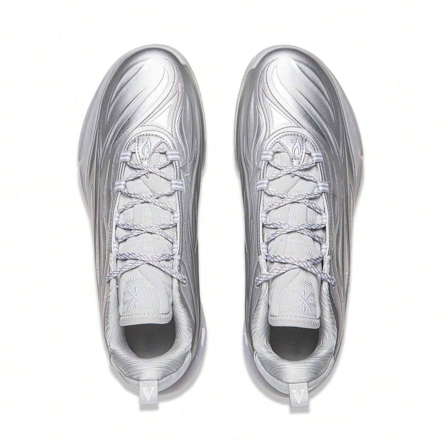 Tênis Li-Ning Wade 808 5 Ultra V2 - Silver Flash