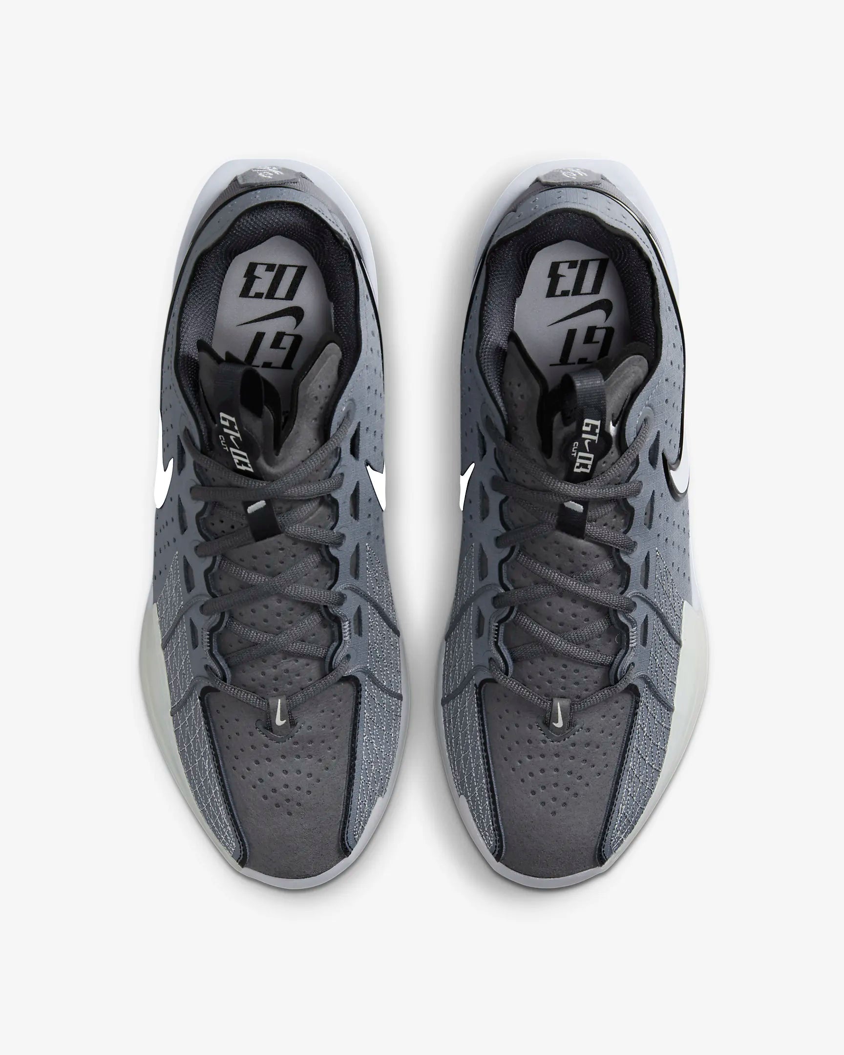 Tênis Nike G.T. Cut 3 - White Gray with Black