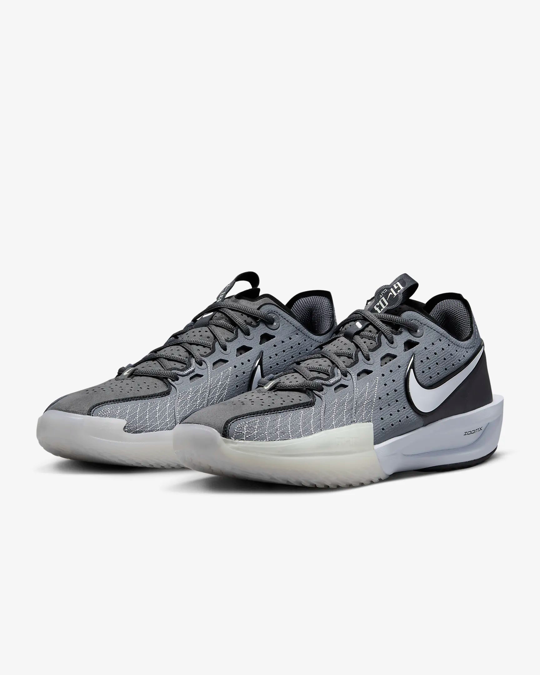 Tênis Nike G.T. Cut 3 - White Gray with Black