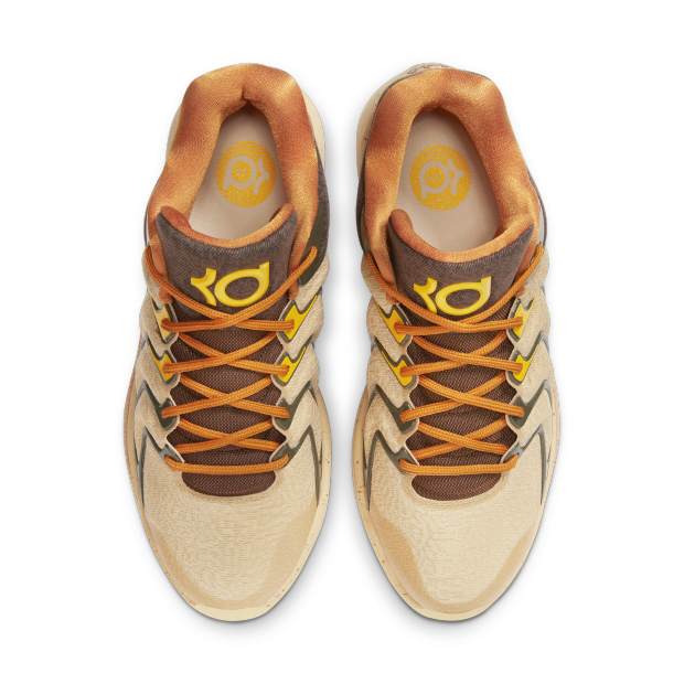Tenis Nike KD17 - Bege - Amarelo
