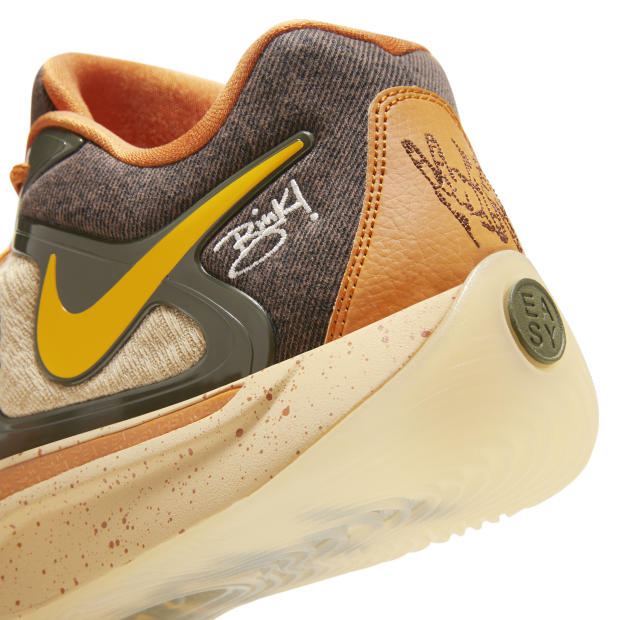 Tenis Nike KD17 - Bege - Amarelo