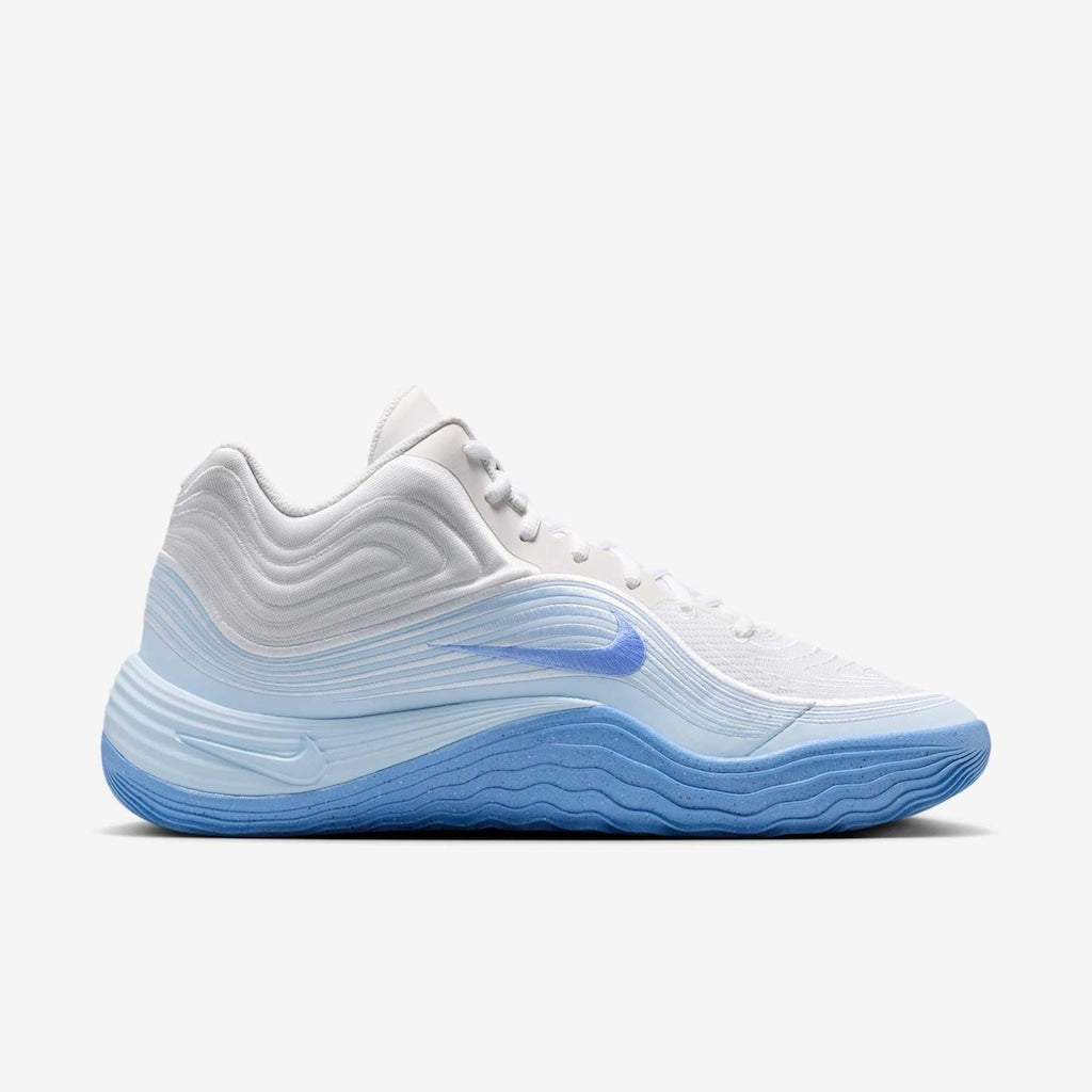 Tênis Nike Precision 8 - Branco - Azul Claro