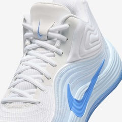 Tênis Nike Precision 8 - Branco - Azul Claro