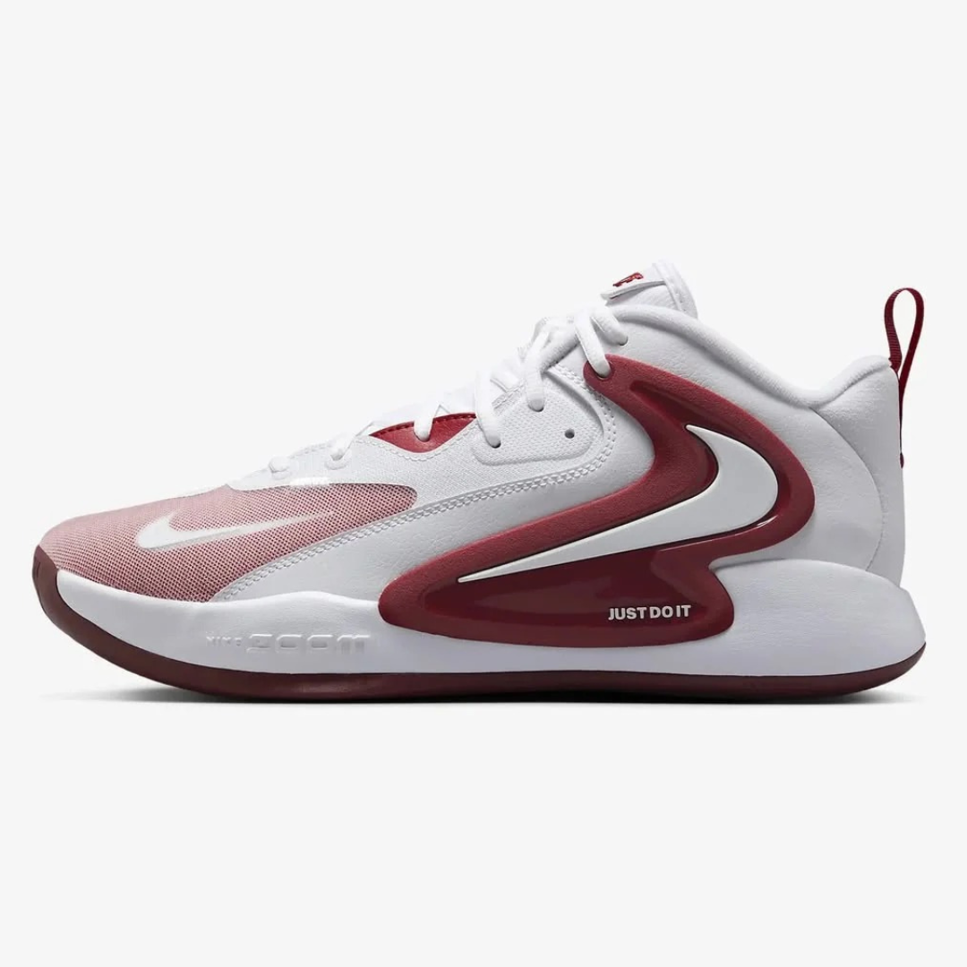 Tênis Nike React HyperSet 2 Vôlei - Branco - Vermelho