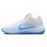 Tênis Nike Precision 8 - Branco - Azul Claro
