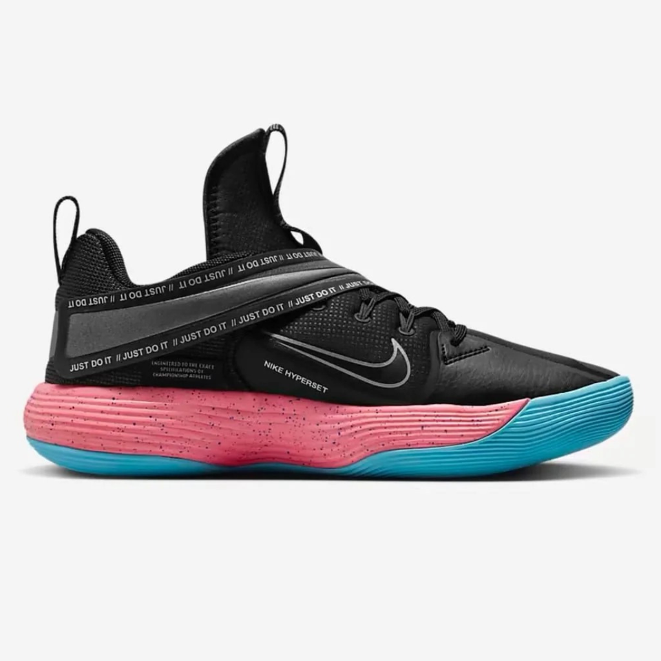 Tênis Nike React HyperSet 1 Vôlei - Preto - Rosa