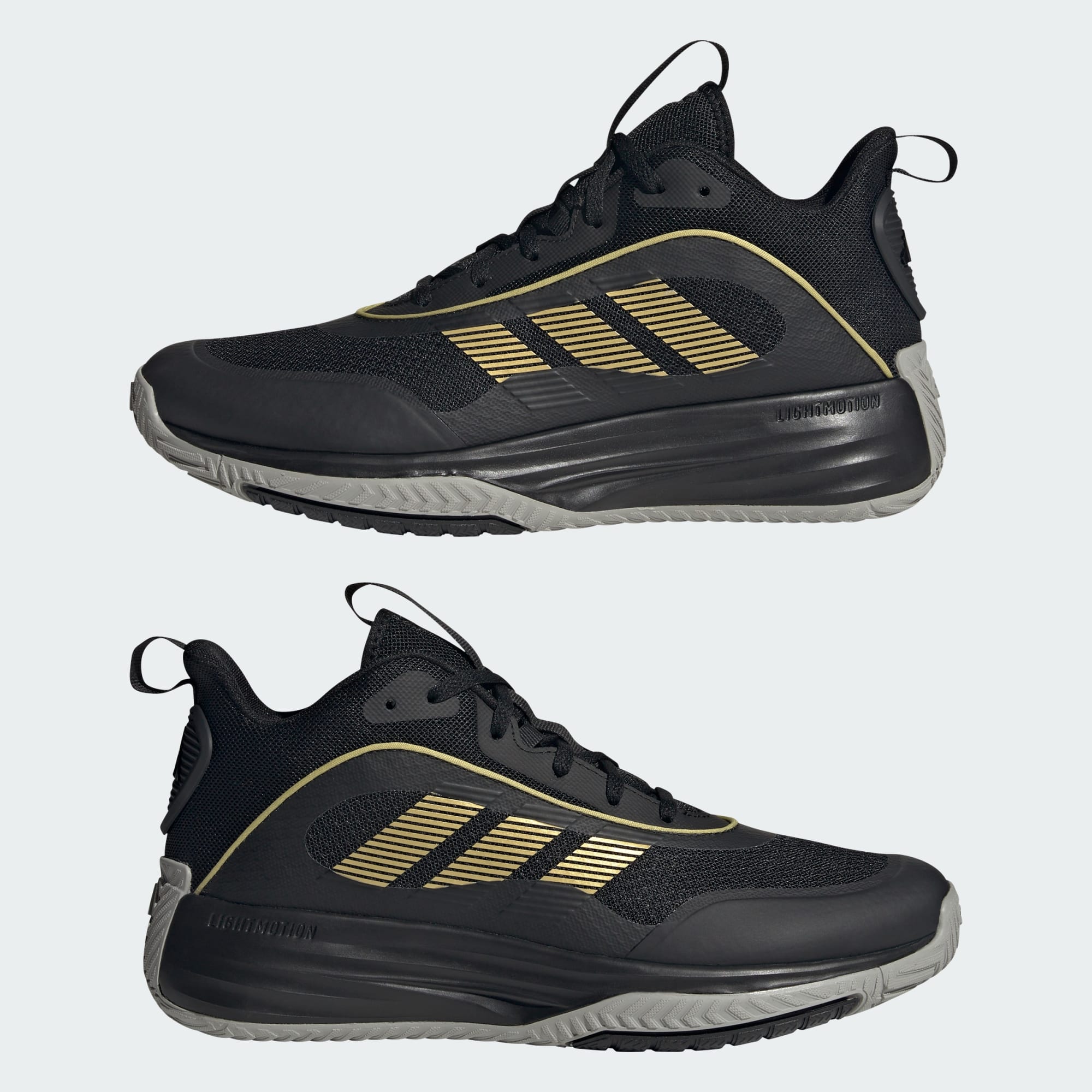 Tênis Adidas Own The Game 3.0 - Preto - Dourado