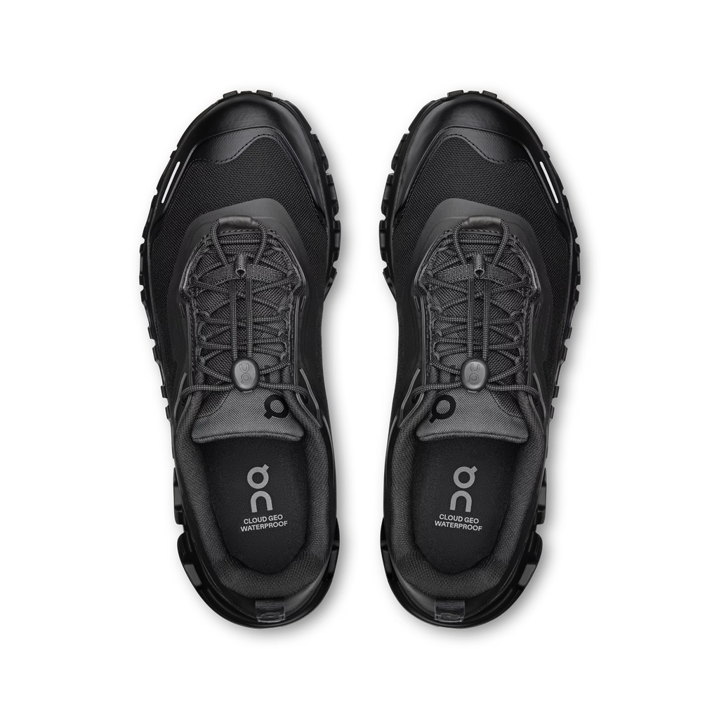 Tênis On Running Cloud 6 Geo Waterproof - Black