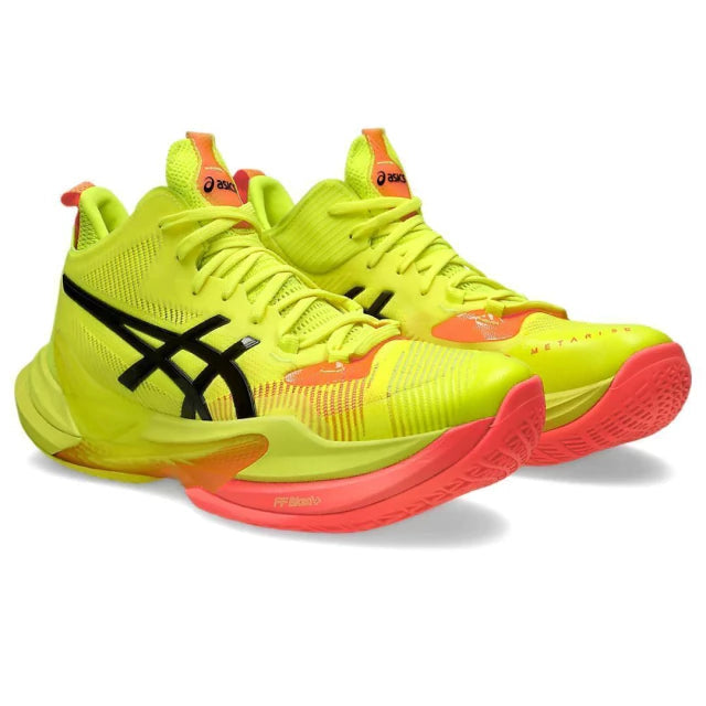 Tênis Asics Metarise 2 - Verde - Laranja – Volei Sports Brasil