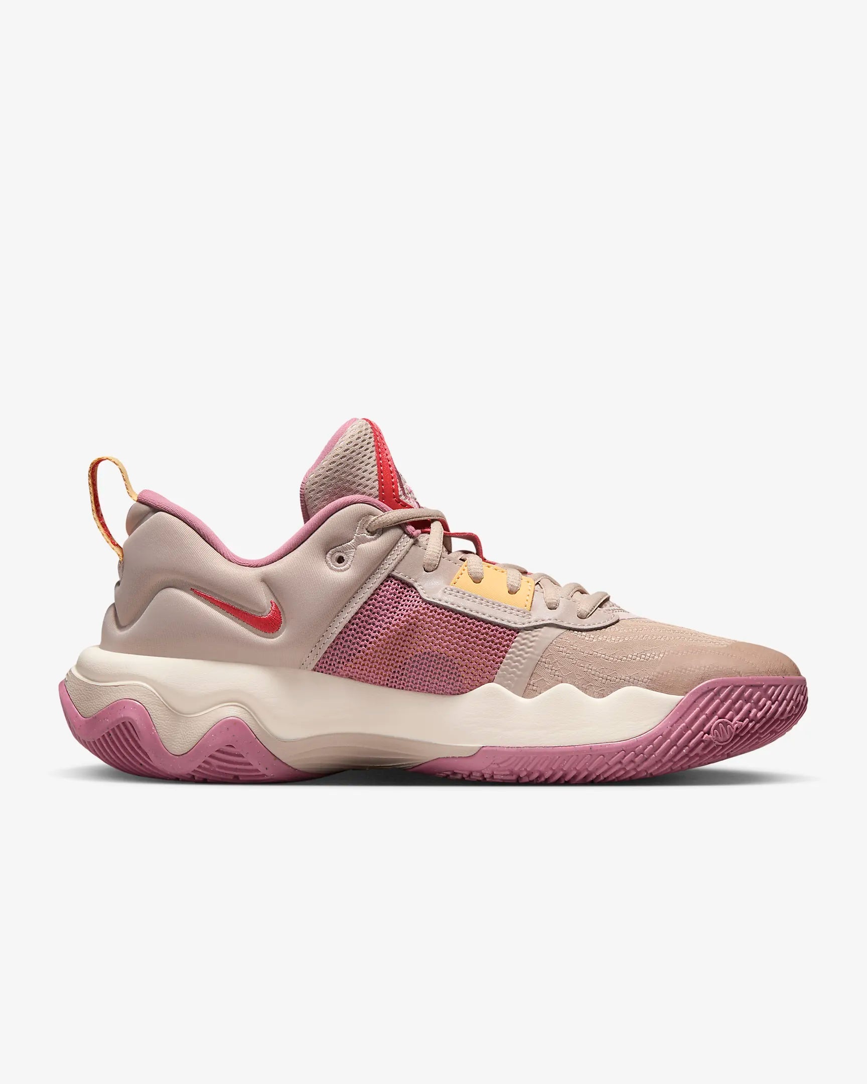 Tênis Nike Giannis Immortality 3 - Bege - Roxo