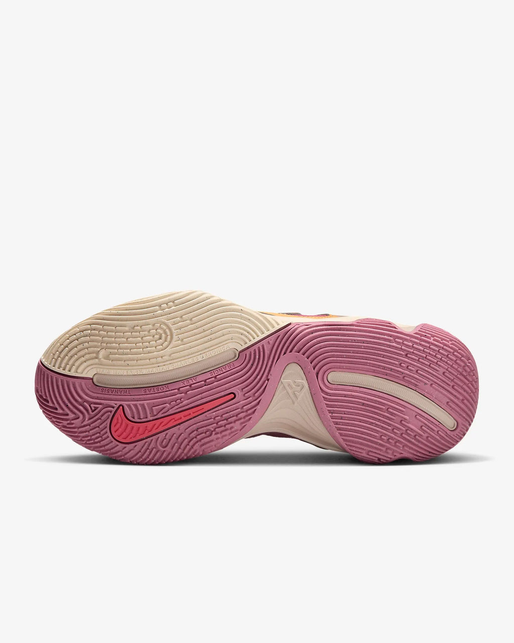 Tênis Nike Giannis Immortality 3 - Bege - Roxo