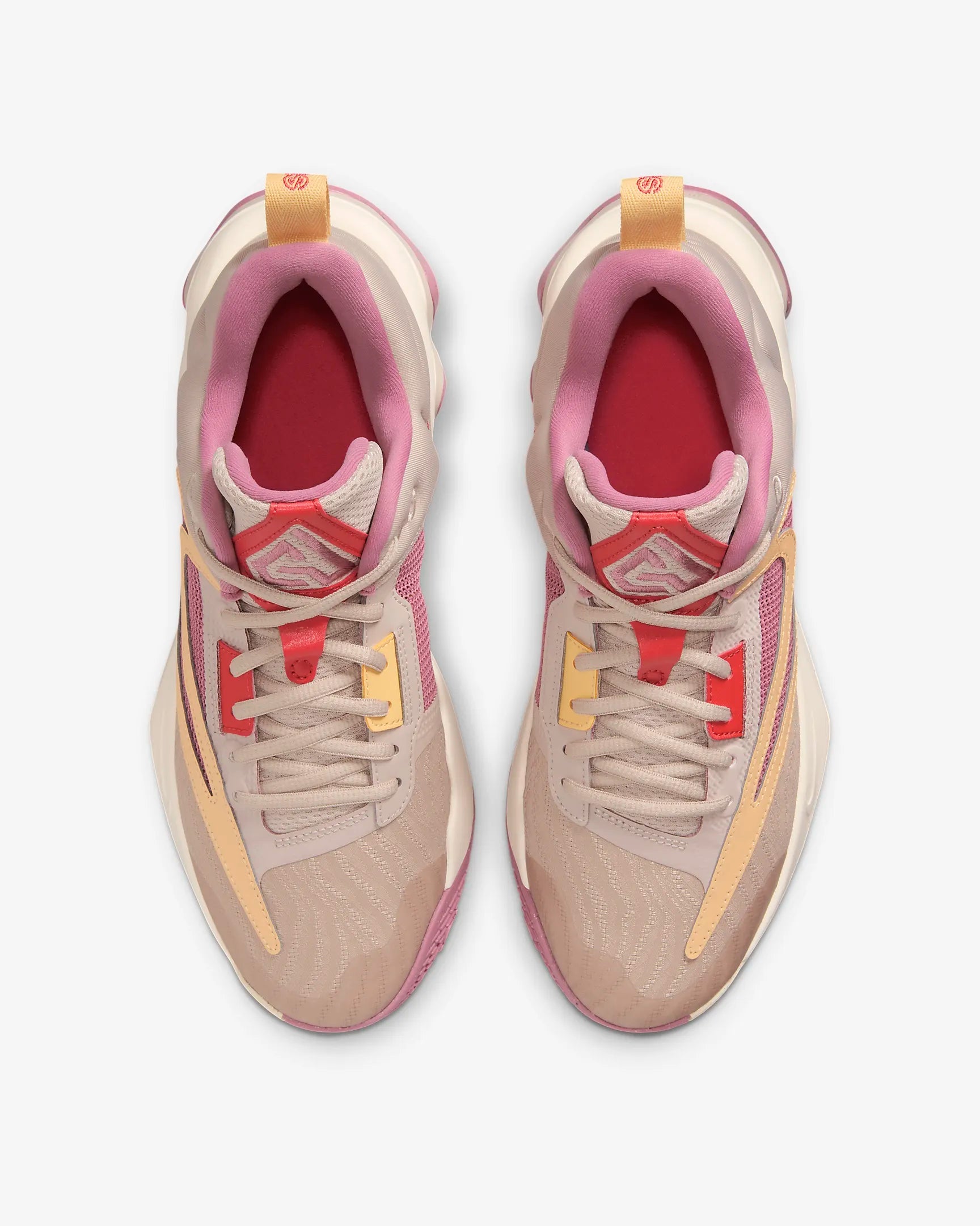 Tênis Nike Giannis Immortality 3 - Bege - Roxo
