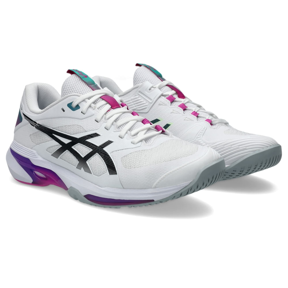 Tênis Asics Solution Speed FF 4 - Branco - Roxo