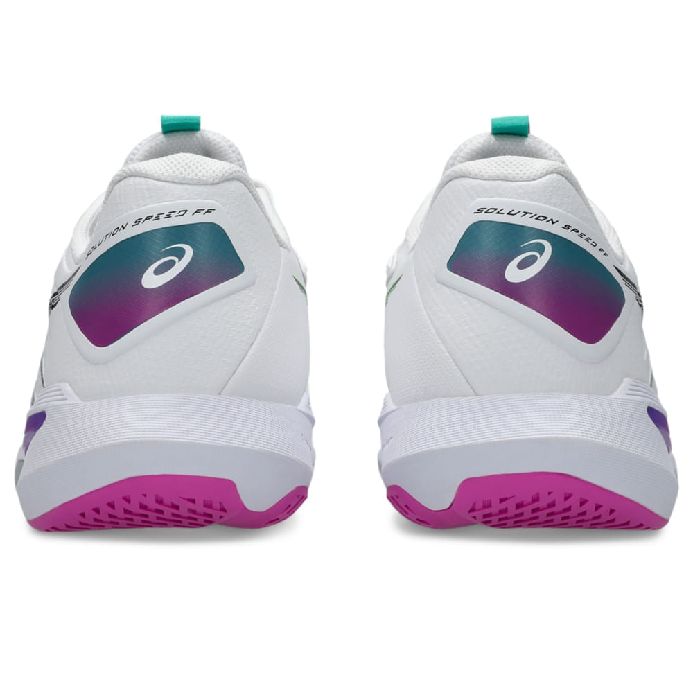 Tênis Asics Solution Speed FF 4 - Branco - Roxo