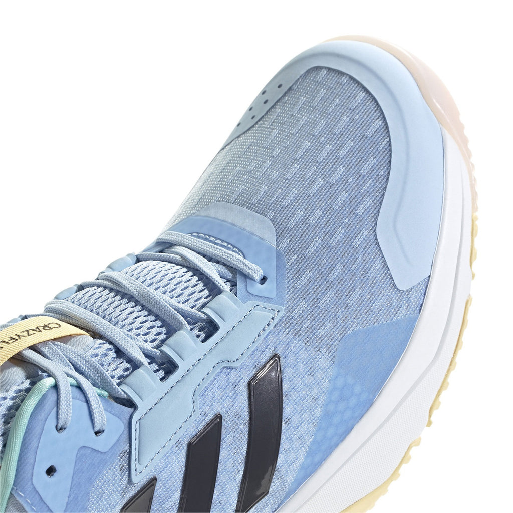 Tênis Adidas Crazyflight Mid 6 - Azul Claro - Branco