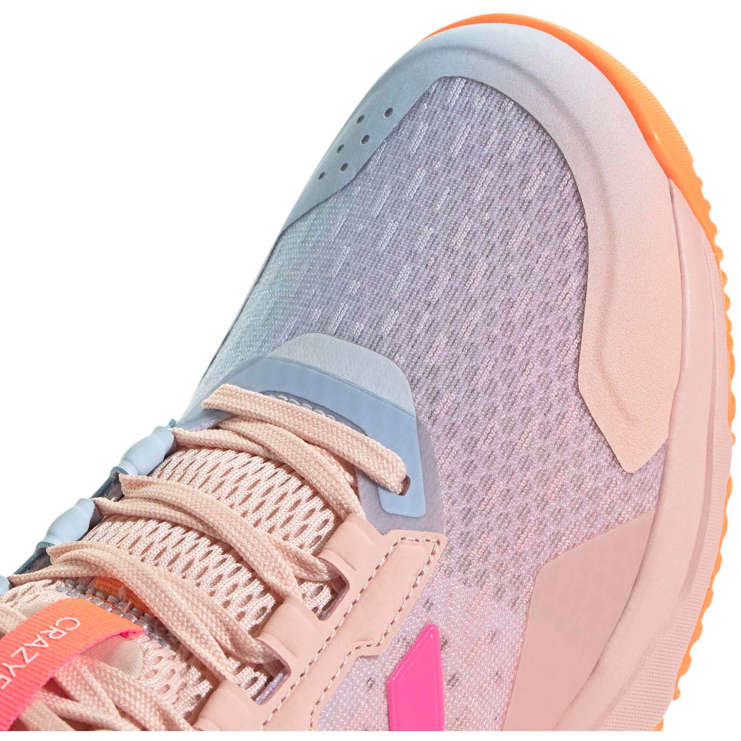 Tênis Adidas Crazyflight Mid 6 – Laranja - Rosa - Bege
