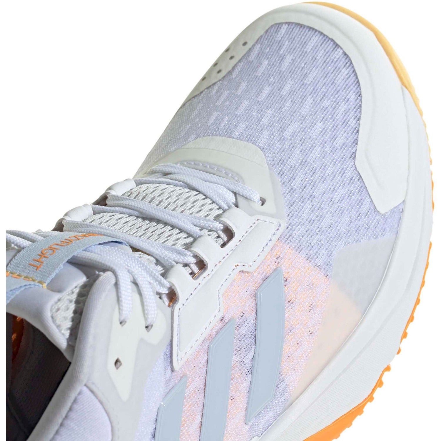 Tênis Adidas Crazyflight Mid 6 - Branco - Laranja