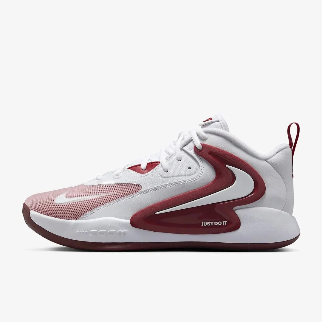 Tênis Nike React HyperSet 2 Vôlei - Branco - Vermelho