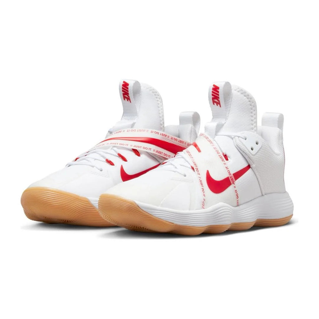 Tênis Nike React HyperSet 1 Vôlei - Branco - Vermelho