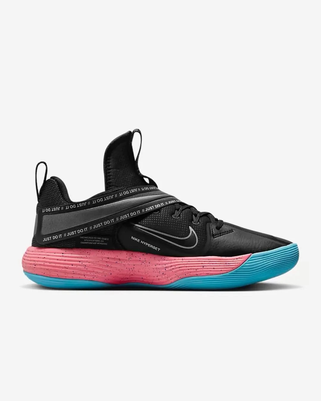 Tênis Nike React HyperSet 1 Vôlei - Preto - Rosa